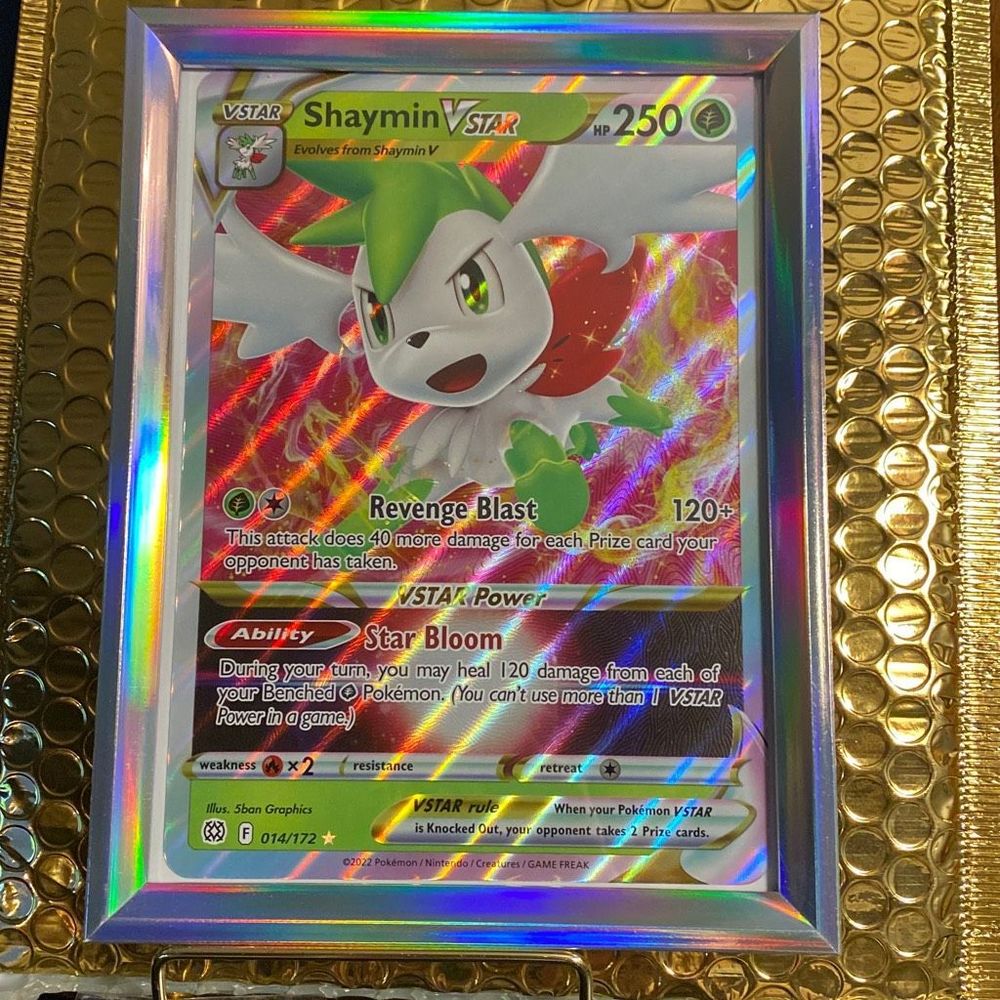 Jumbo Shayman Vstar Pokemon Card